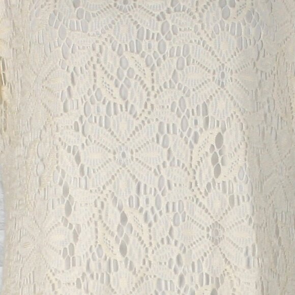 SL FASHIONS Dress Midaxi Short Sleeve Bridal Cocktail Party Cream Plus Size 16 - Picture 8 of 14